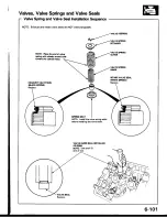 Предварительный просмотр 169 страницы Honda Prelude 1993 Service Manual