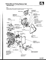 Предварительный просмотр 175 страницы Honda Prelude 1993 Service Manual