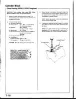 Предварительный просмотр 202 страницы Honda Prelude 1993 Service Manual