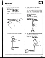 Предварительный просмотр 205 страницы Honda Prelude 1993 Service Manual