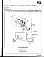 Предварительный просмотр 383 страницы Honda Prelude 1993 Service Manual