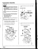 Предварительный просмотр 420 страницы Honda Prelude 1993 Service Manual