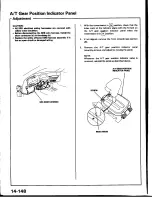 Предварительный просмотр 609 страницы Honda Prelude 1993 Service Manual