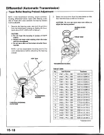 Предварительный просмотр 629 страницы Honda Prelude 1993 Service Manual