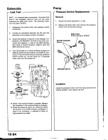 Предварительный просмотр 928 страницы Honda Prelude 1993 Service Manual