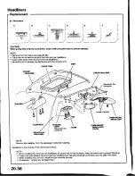 Предварительный просмотр 969 страницы Honda Prelude 1993 Service Manual