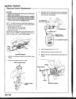 Предварительный просмотр 1153 страницы Honda Prelude 1993 Service Manual