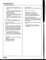 Предварительный просмотр 1159 страницы Honda Prelude 1993 Service Manual