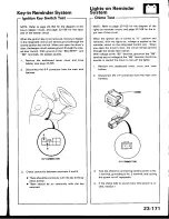 Предварительный просмотр 1249 страницы Honda Prelude 1993 Service Manual