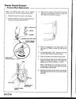 Предварительный просмотр 1292 страницы Honda Prelude 1993 Service Manual