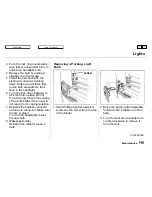 Предварительный просмотр 161 страницы Honda Prelude 2003 Owner'S Manual