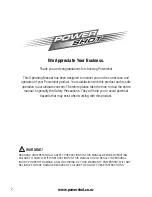 Предварительный просмотр 2 страницы Honda PS2600HD Instruction Manual