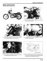 Предварительный просмотр 7 страницы Honda REBEL 250 Service Manual