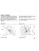 Предварительный просмотр 73 страницы Honda RVF750R RC45 Owner'S Manual