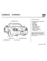 Предварительный просмотр 191 страницы Honda S2000 2001 Owner'S Manual