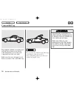 Предварительный просмотр 73 страницы Honda S2000 2002 Owner'S Manual