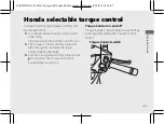 Предварительный просмотр 49 страницы Honda SH300A-AS Owner'S Manual