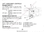 Предварительный просмотр 31 страницы Honda Shadow TA200 Owner'S Manual