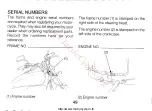 Предварительный просмотр 52 страницы Honda Shadow TA200 Owner'S Manual