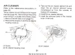 Предварительный просмотр 54 страницы Honda Shadow TA200 Owner'S Manual