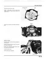 Предварительный просмотр 85 страницы Honda Shadow VT700C Manual