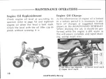 Предварительный просмотр 22 страницы Honda SL125 Owner'S Manual