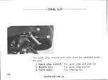 Предварительный просмотр 38 страницы Honda SL125 Owner'S Manual