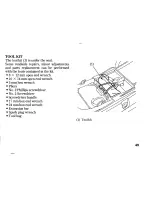 Предварительный просмотр 57 страницы Honda SL230 Owner'S Manual