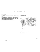 Предварительный просмотр 85 страницы Honda SL230 Owner'S Manual