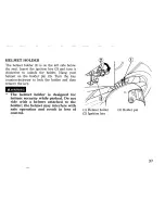 Предварительный просмотр 43 страницы Honda SPADA VT250 Owner'S Manual