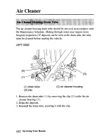 Preview for 122 page of Honda SPORTAX 700XX Owner'S Manual