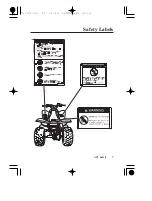 Preview for 15 page of Honda SPORTRAX 250X Owner'S Manual