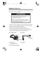 Предварительный просмотр 62 страницы Honda SPORTRAX 400X 2009 Owner'S Manual