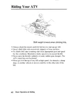 Preview for 70 page of Honda SPORTRAX TRX400EX 2008 Owner'S Manual