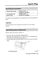 Preview for 119 page of Honda SPORTRAX TRX400EX 2008 Owner'S Manual