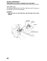 Предварительный просмотр 28 страницы Honda ST1100 1996+ Owner'S Manual