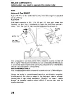 Предварительный просмотр 32 страницы Honda ST1100 1996+ Owner'S Manual