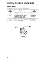 Предварительный просмотр 42 страницы Honda ST1100 1996+ Owner'S Manual