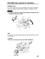 Предварительный просмотр 45 страницы Honda ST1100 1996+ Owner'S Manual