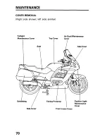 Предварительный просмотр 78 страницы Honda ST1100 1996+ Owner'S Manual