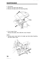 Предварительный просмотр 80 страницы Honda ST1100 1996+ Owner'S Manual