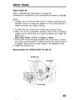 Предварительный просмотр 91 страницы Honda ST1100 1996+ Owner'S Manual