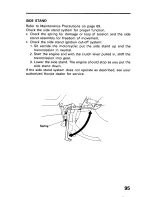 Предварительный просмотр 103 страницы Honda ST1100 1996+ Owner'S Manual