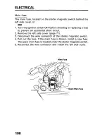 Предварительный просмотр 108 страницы Honda ST1100 1996+ Owner'S Manual