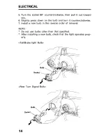 Предварительный просмотр 22 страницы Honda ST1100 Police Owner'S Manual