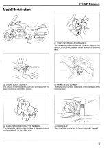 Предварительный просмотр 3 страницы Honda ST1100P 2003 Service  Manual Addendum