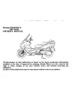 Предварительный просмотр 5 страницы Honda SW-T400 Owner'S Manual