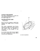 Предварительный просмотр 73 страницы Honda SW-T400 Owner'S Manual