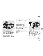 Предварительный просмотр 230 страницы Honda TL 2006 Owner'S Manual