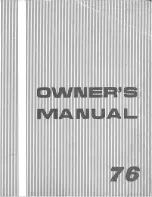 Предварительный просмотр 1 страницы Honda TL125 Owner'S Manual